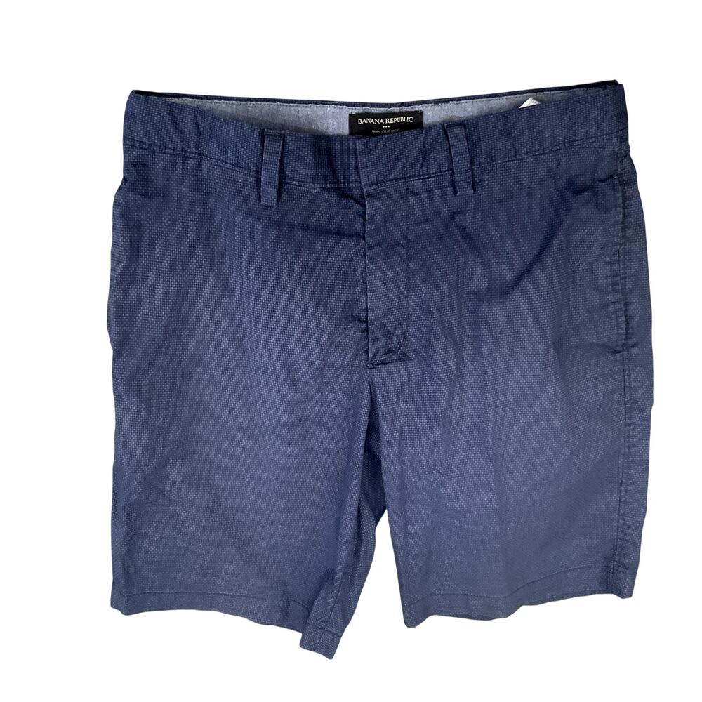 Banana Republic Chino Shorts Men’s 29 Navy Blue Aiden Club Casual